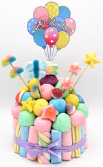 Tarta de chuches Colores Pastel