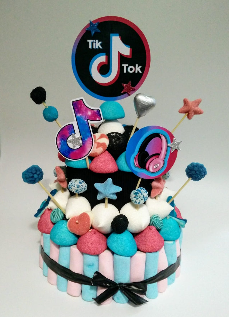 Tarta de chuches Tik Tok