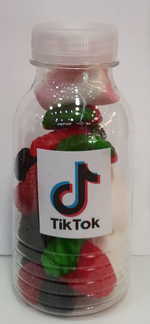 Botellitas de chuches con Mensajes