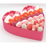 Corazón de chuches por colores