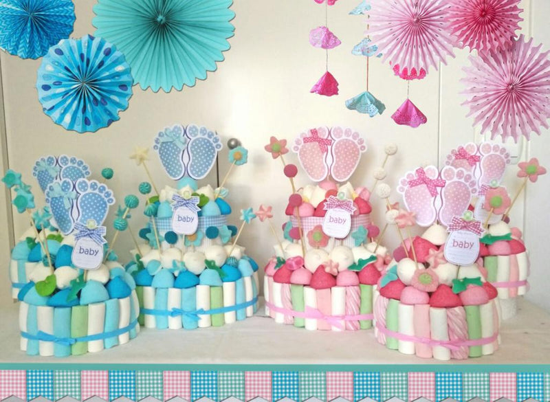 Tarta de chuches Revelación de Genero (Bajo Pedido)