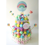 Tarta de chuches Arcoíris (Bajo Pedido)