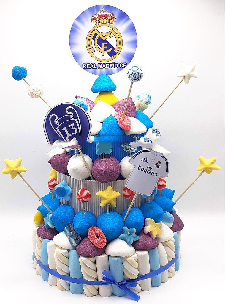 Tarta de chuches Real Madrid