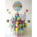 Tarta de chuches Arcoíris (Bajo Pedido)