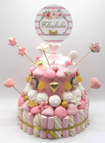 Tarta de chuches Felicidades Elegance