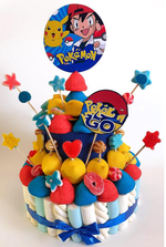 Tarta de chuches Pokemon