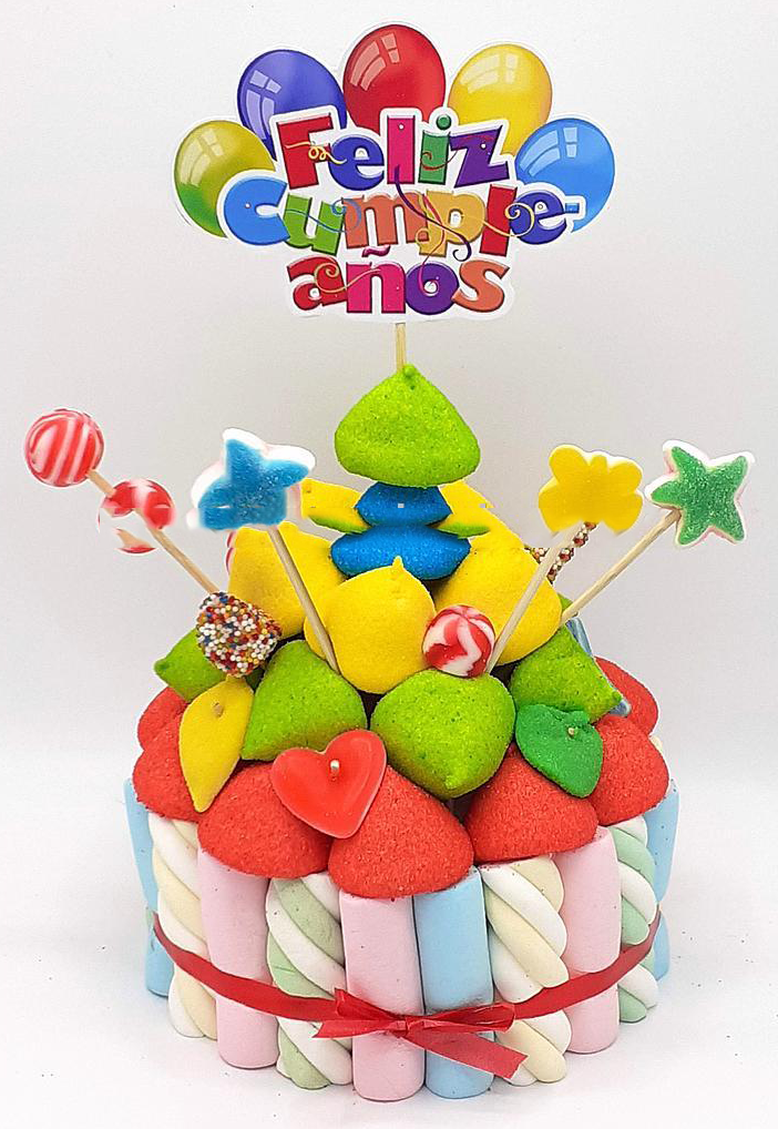 Tarta de chuches Colorida