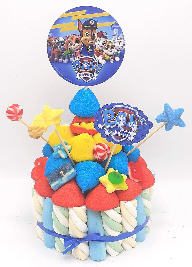 Tarta de chuches Patrulla Canina