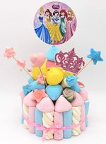 Tarta de chuches Princesas