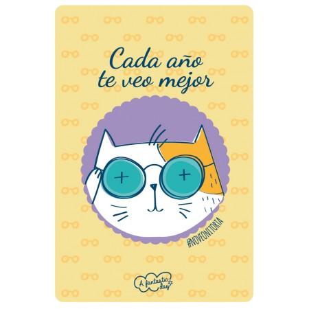 Tarjeta de Felicitación Cada año te ves mejor... - Mis Globos