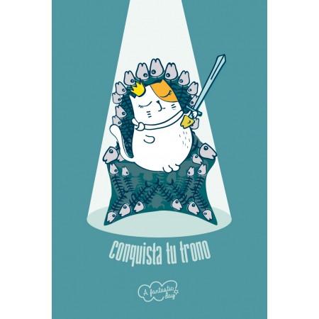 Tarjeta de Felicitación Conquista tu trono... - Mis Globos
