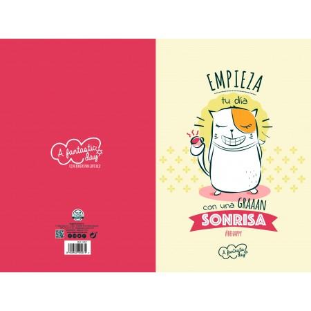 Tarjeta de Felicitación mediana Empieza tu día... - Mis Globos