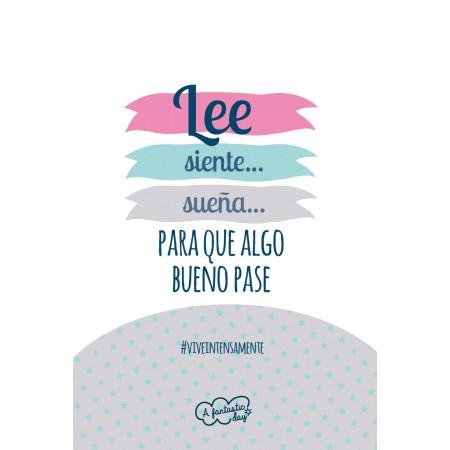 Tarjeta de Felicitación Lee, siente, sueña... - Mis Globos