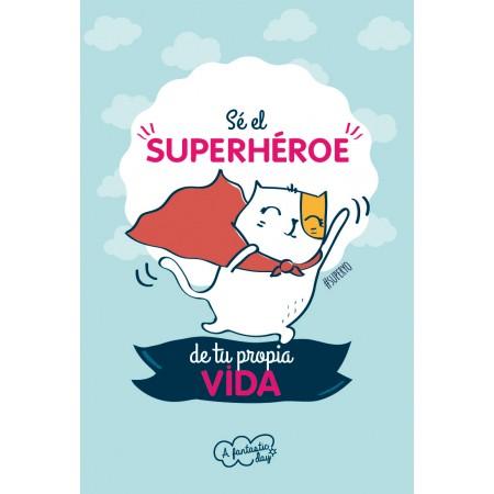 Tarjeta de Felicitación Sé el superhéroe de tu vida... - Mis Globos