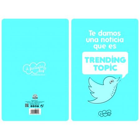 Tarjeta de Felicitación mediana Te damos una noticia... - Mis Globos