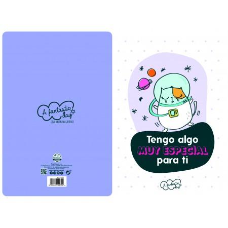 Tarjeta de Felicitación Tengo algo muy especial para ti... - Mis Globos