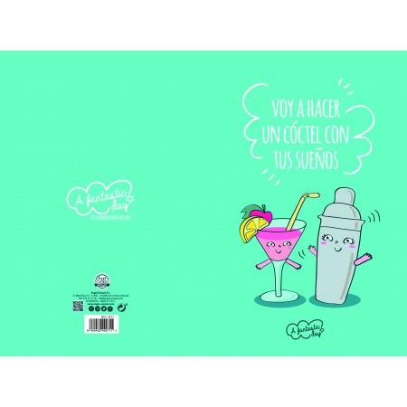 Tarjeta de Felicitación Voy a hacer un cóctel con tus sueños... - Mis Globos
