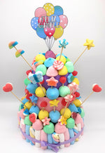 Tarta de chuches Colores Pastel