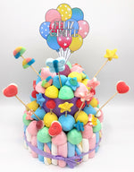Tarta de chuches Colores Pastel