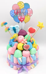 Tarta de chuches Colores Pastel
