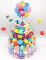 Tarta de chuches Colores Pastel