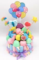 Tarta de chuches Colores Pastel