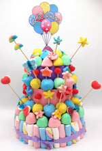 Tarta de chuches Colores Pastel