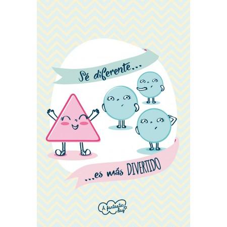 Tarjeta de Felicitación Sé diferente... - Mis Globos