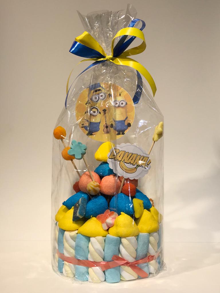 Tarta de chuches Minions